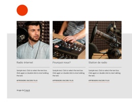 Modèle HTML5 Exclusif Pour Talk-Show Radio