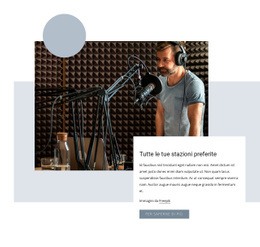 Programma Radiofonico Popolare: Modello HTML5 Semplice