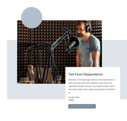Popüler Radyo Programı - HTML Sayfası Şablonu