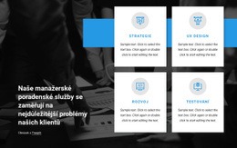 Špičkové Poradenské Služby Jednoduchá Šablona HTML CSS