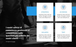 Design Del Sito Pronto All'Uso Per I Migliori Servizi Di Consulenza