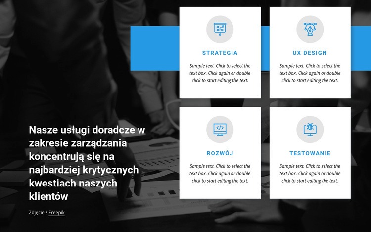 Najlepsze usługi konsultingowe Szablon HTML5