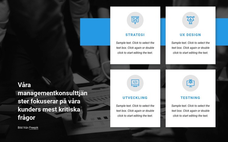 Bästa konsulttjänster HTML-mall