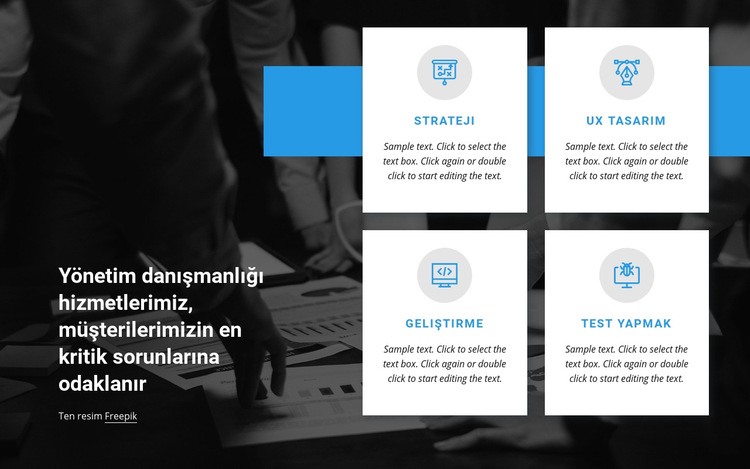 En iyi danışmanlık hizmetleri Html Web Sitesi Oluşturucu