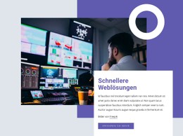 Schnellere Weblösungen HTML-CSS-Websitevorlage
