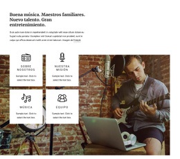 Creador De Sitios Web Premium Para Gran Radio Musical