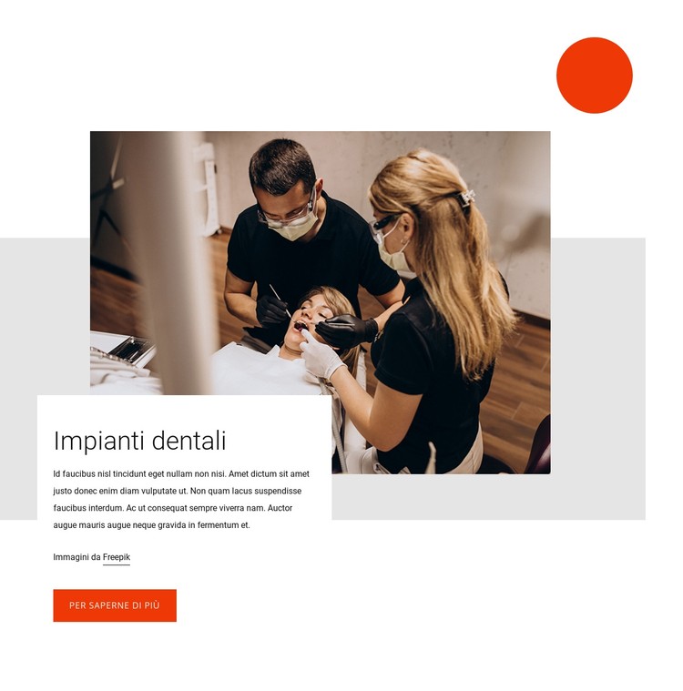 Impianti dentali Modello CSS