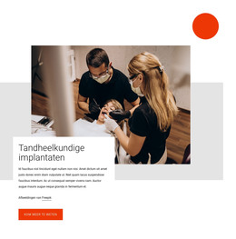 Tandheelkundige Implantaten - HTML-Websitesjabloon