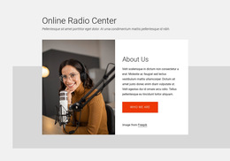Online Radio Center Html5 Responsive Template