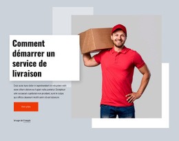 Nous Faisons La Livraison - Maquette De Site Web Pour N'Importe Quel Appareil