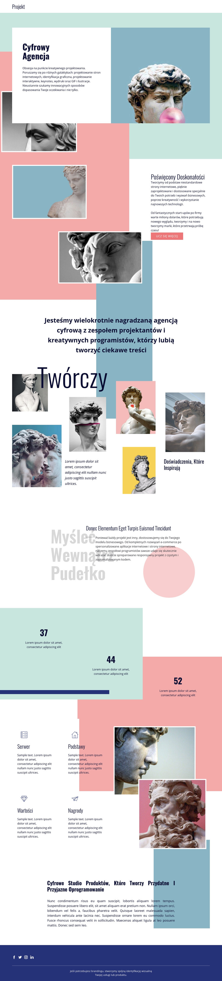 Strategia marki i systemy tożsamości Motyw WordPress