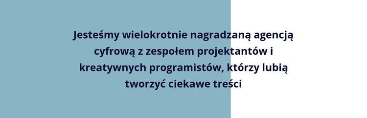 Zwykły tekst na prostokącie Szablon HTML5