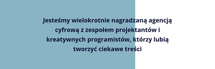 Zwykły tekst na prostokącie Szablon witryny sieci Web