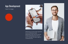 App Development CSS Grid Template