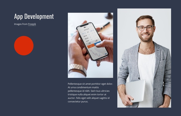App development Homepage Design