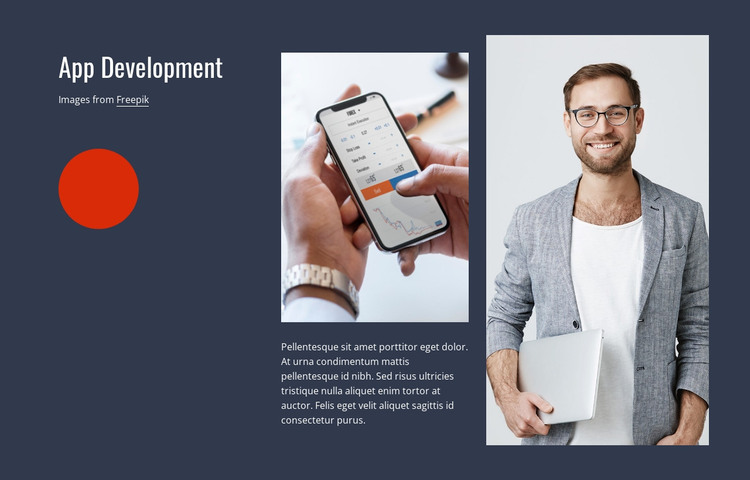 App development WordPress Theme