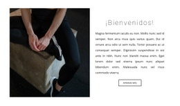 Clases De Crossfit Con Entrenador - Maqueta De Sitio Web De Arrastrar Y Soltar