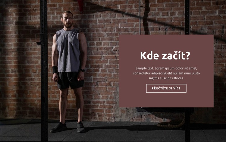 Jak začít se sportem Téma WordPress