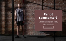 Comment Démarrer Un Sport - Build HTML Website