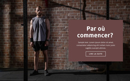 Comment Démarrer Un Sport - Modèle Joomla Simple