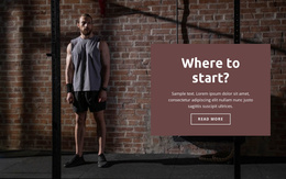 How To Start A Sport - Ultimate Landing Page