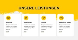 Wir Bieten Reparaturdienste An – Vorlage Für Website-Builder