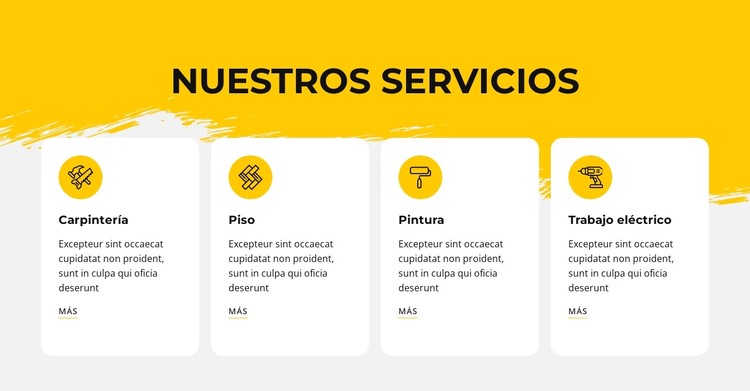 Ofrecemos servicios de reparación Plantilla CSS