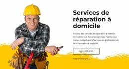 Incroyables Professionnels De La Réparation À Domicile - Modèles De Sites Web