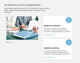 A Legjobb Ár/Minőség Arány - HTML Webhely Elrendezés