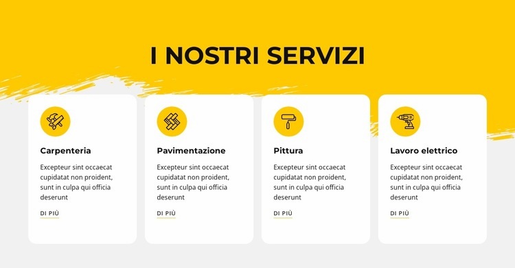 Offriamo servizi di riparazione Pagina di destinazione