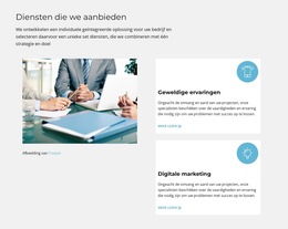 De Beste Kosten-Kwaliteitverhouding - Responsieve Websitesjabloon