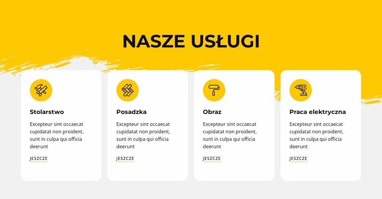 Oferujemy usługi remontowe Szablon HTML5