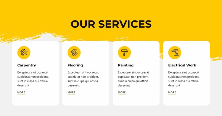 We offer repair services Website Design