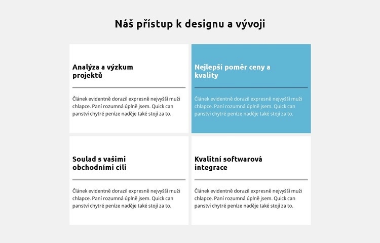 Rozvojový přístup Webový design