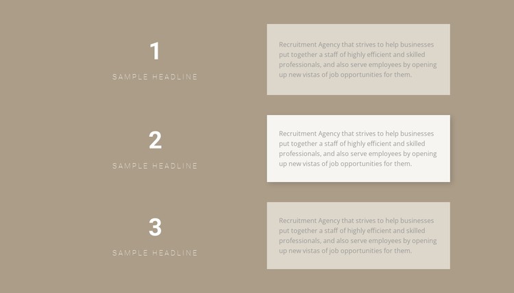 Three step-by-step plans CSS Template