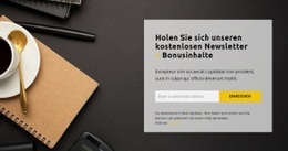 Kreativste Einseitenvorlage Für Kostenloser Bonus