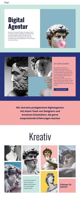 Besessen Von Kreativer Kunst - HTML-Code-Vorlage