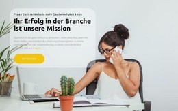 Ihr Erfolg Ist Unsere Mission - HTML5-Vorlage