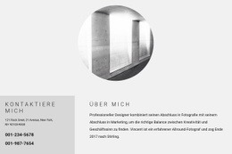 Meine Details - Leere HTML5-Vorlage