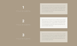 Tres Planes Paso A Paso: Plantilla HTML Y CSS