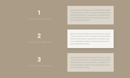 Tres Planes Paso A Paso: Plantilla HTML5 Profesional Personalizable