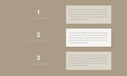 Tres Planes Paso A Paso - Plantilla Joomla Creativa Multipropósito