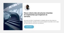 Nous Le Créons - Maquette De Conception Web