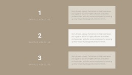 Three step-by-step plans - Html Code Example by Nicepage
