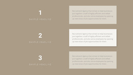 Three Step-By-Step Plans - Customizable Professional HTML5 Template