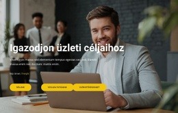 A Céljaid.Küldetéseink – Modern Websablon