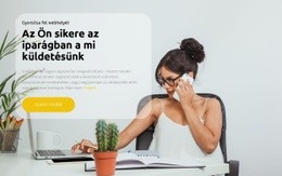 Az Ön Sikere A Mi Küldetésünk - Ingyenes Sablon