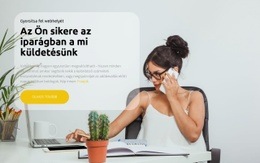 Az Ön Sikere A Mi Küldetésünk – Kész Webhelytéma