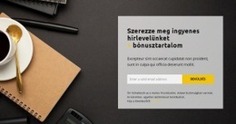 Ingyenes Bónusz – WordPress Téma