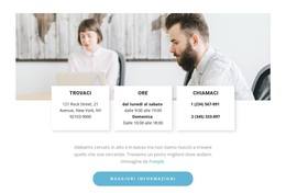 Contatti E Testo - Tema WordPress